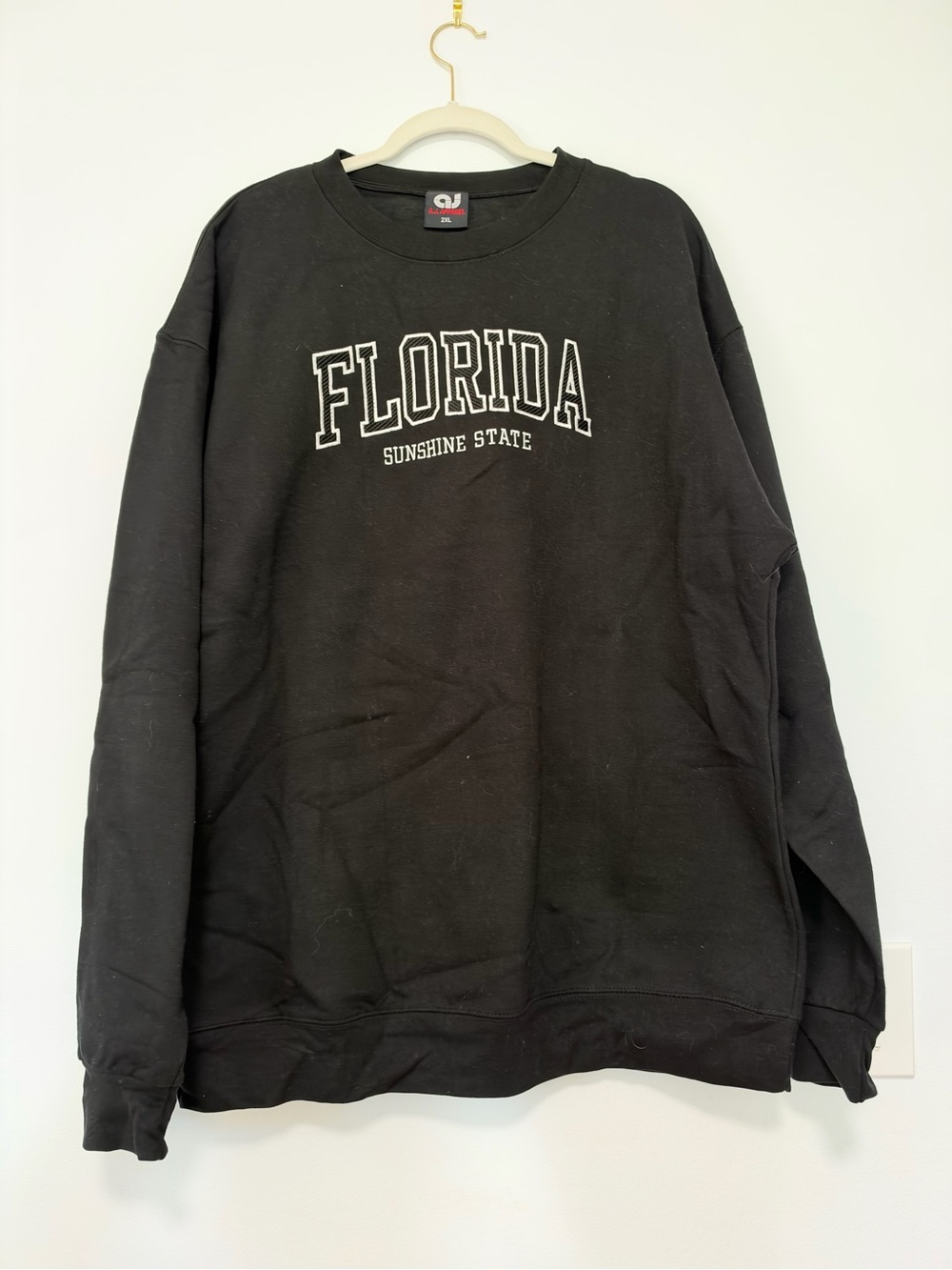 Florida 'Sunshine State' Black Crewneck Sweatshirt